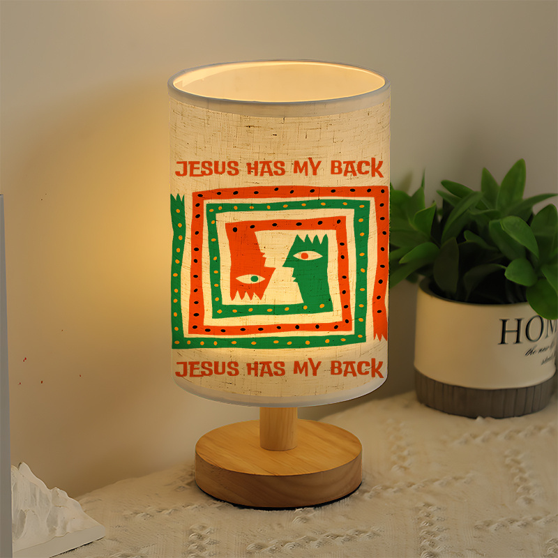 Modern USB Powered Linen Lamp with Unique Design and Exquisite Patterns