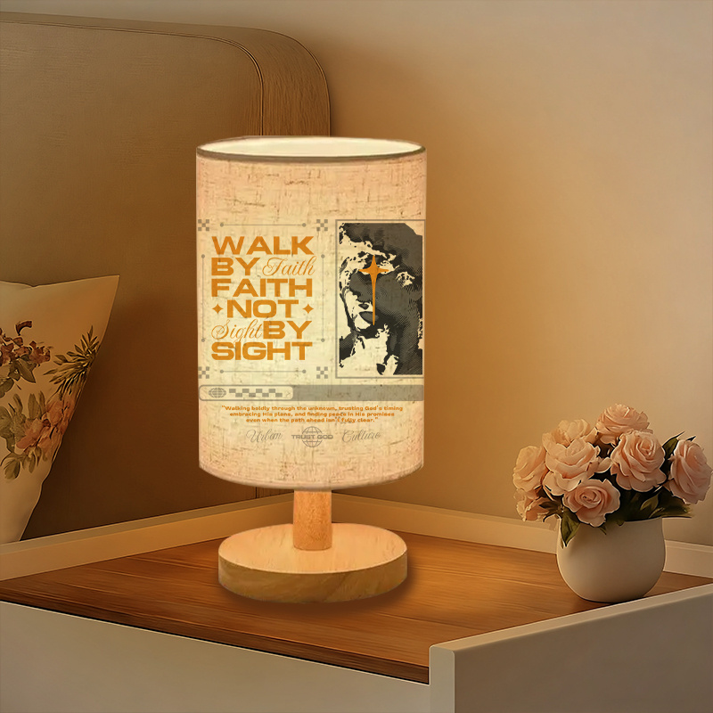 Modern USB-powered Linen Lamp with a Unique Design27