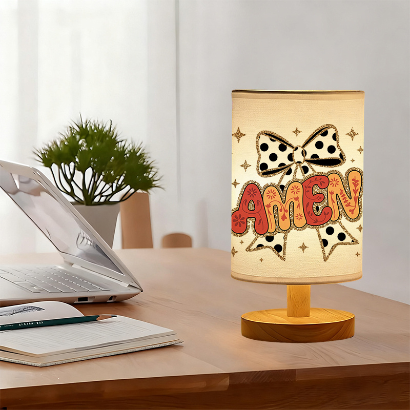 Modern USB-powered Linen Lamp with a Unique Design25