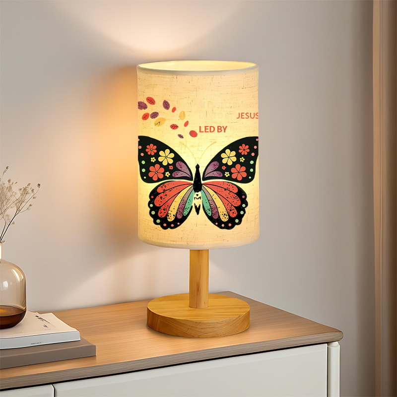 Modern USB-Powered Table Lamp with Bulb