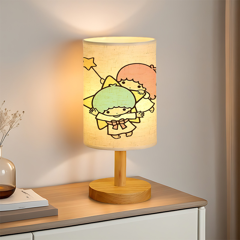 Modern Sanrio USB powered linen lamp with a creative design