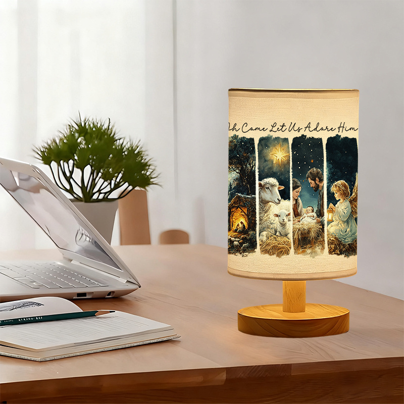 Modern USB-powered Linen Lamp with a Unique Design36