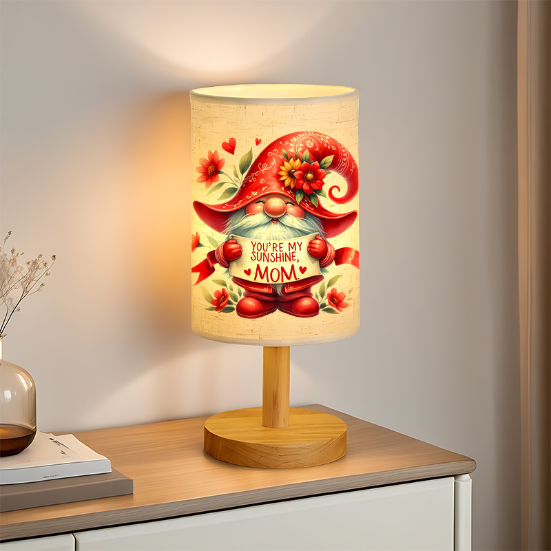 A Modern USB-powered Linen Lamp with a Unique Design and Exquisite Pattern