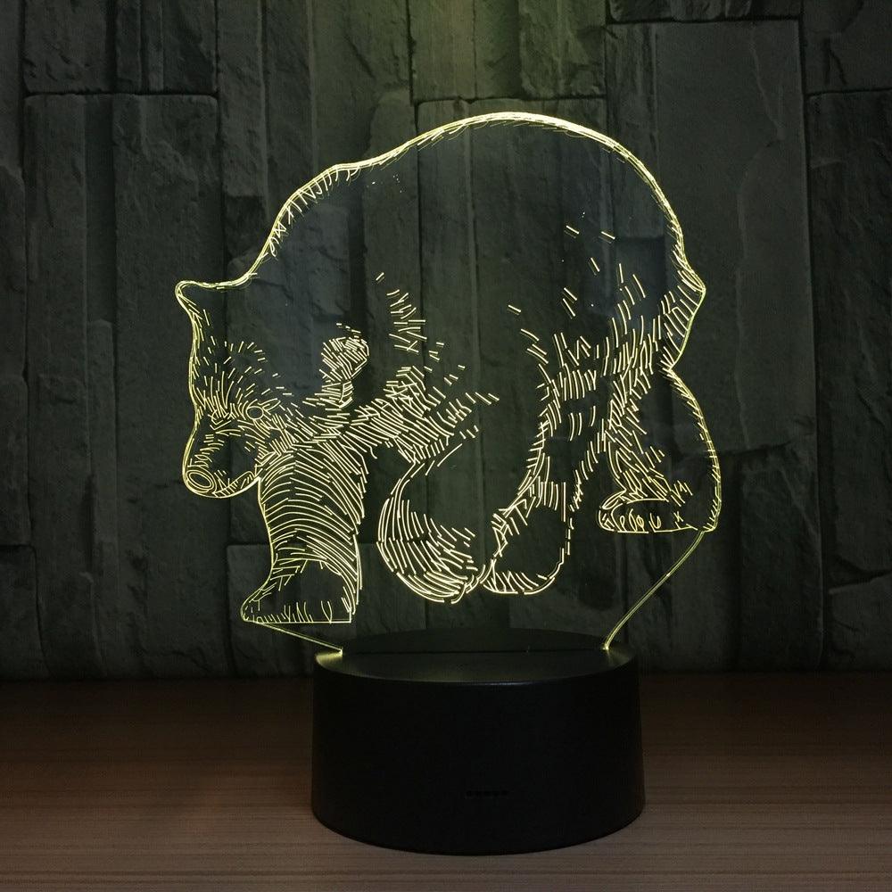 3D Bear Optical Lamp-3D Optical Lamp