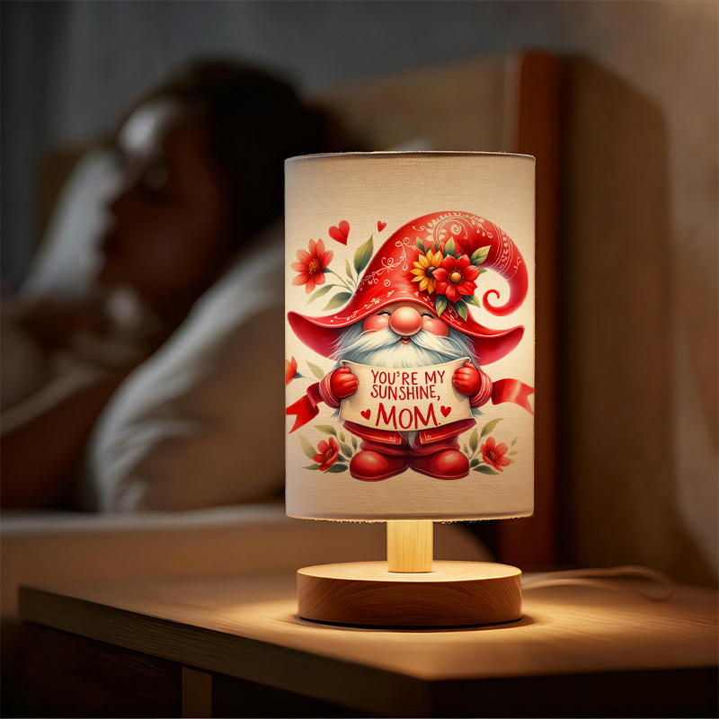 A Modern USB-powered Linen Lamp with a Unique Design and Exquisite Pattern