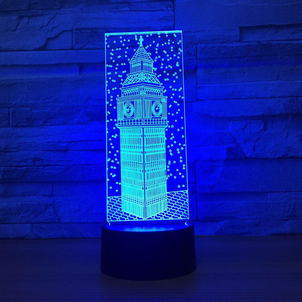 Big Ben 3D Optical Illusion Lamp-3D Optical Lamp