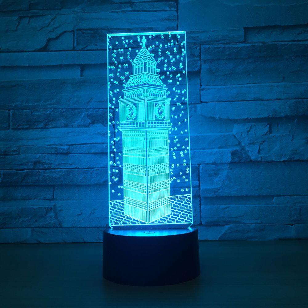 Big Ben 3D Optical Illusion Lamp-3D Optical Lamp