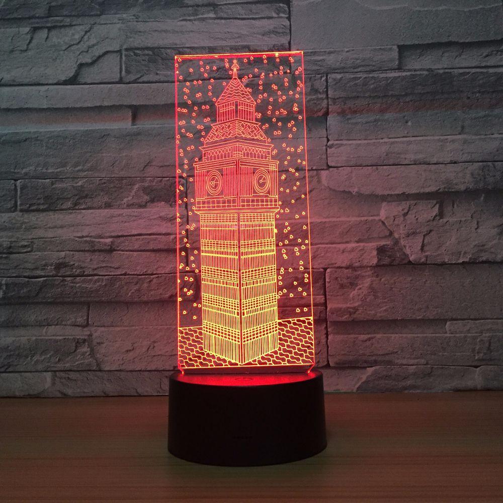 Big Ben 3D Optical Illusion Lamp-3D Optical Lamp