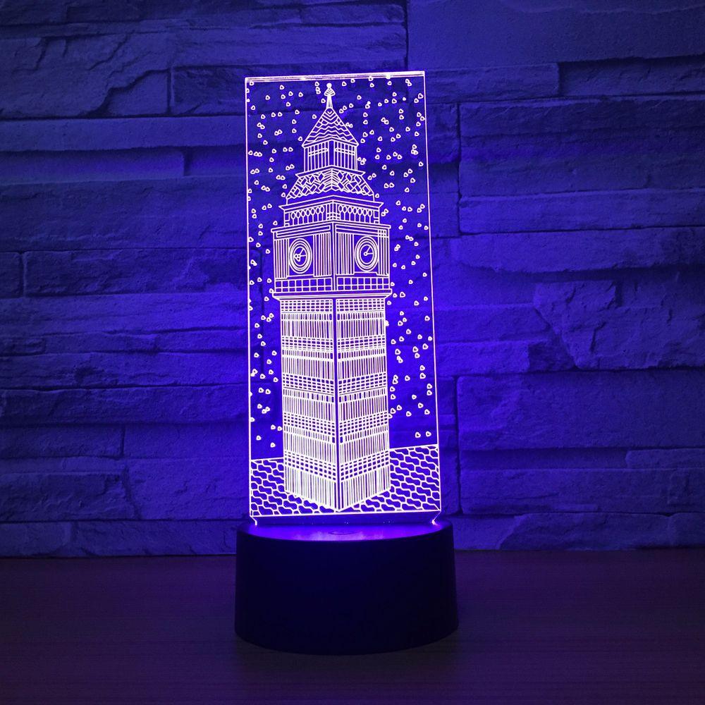 Big Ben 3D Optical Illusion Lamp-3D Optical Lamp