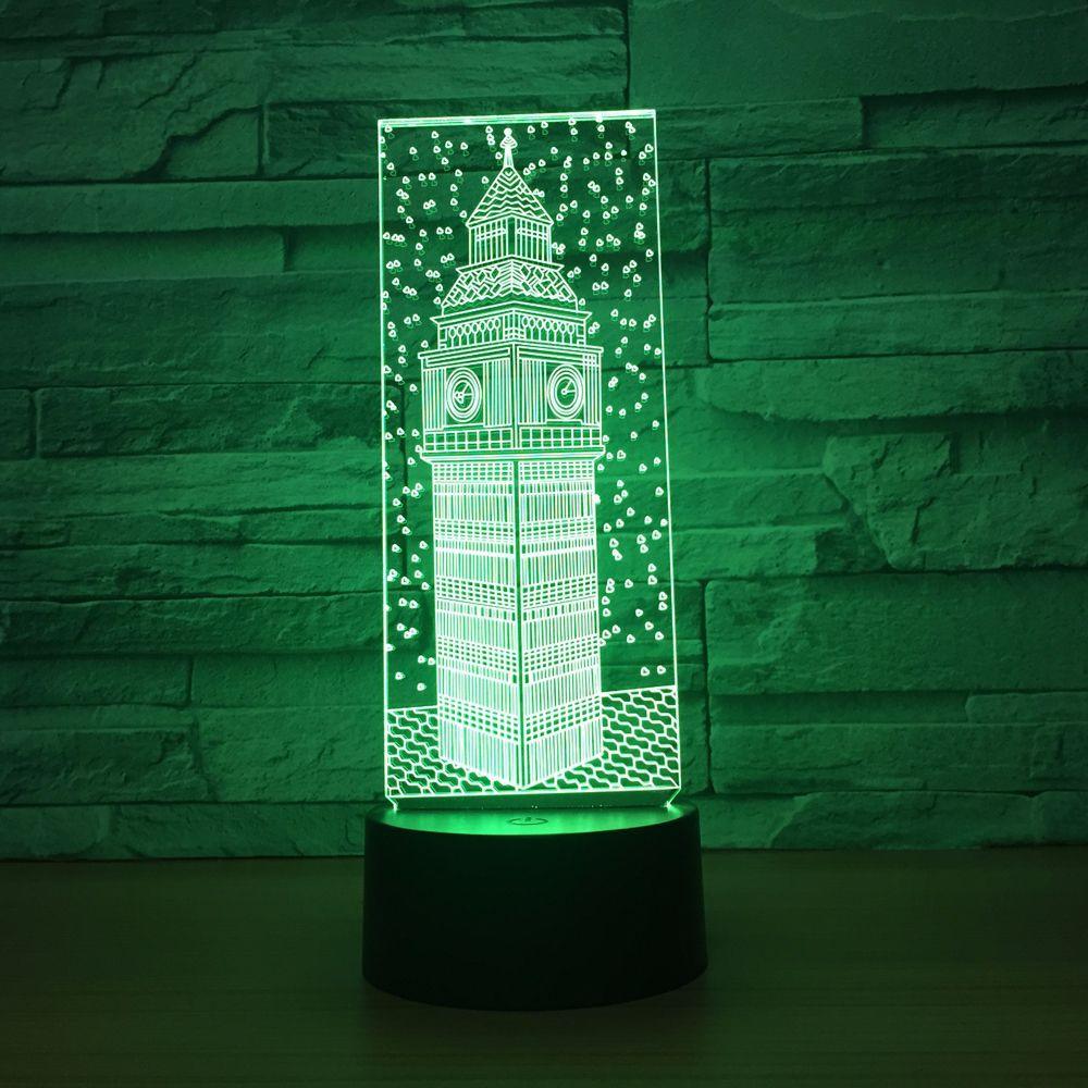 Big Ben 3D Optical Illusion Lamp-3D Optical Lamp