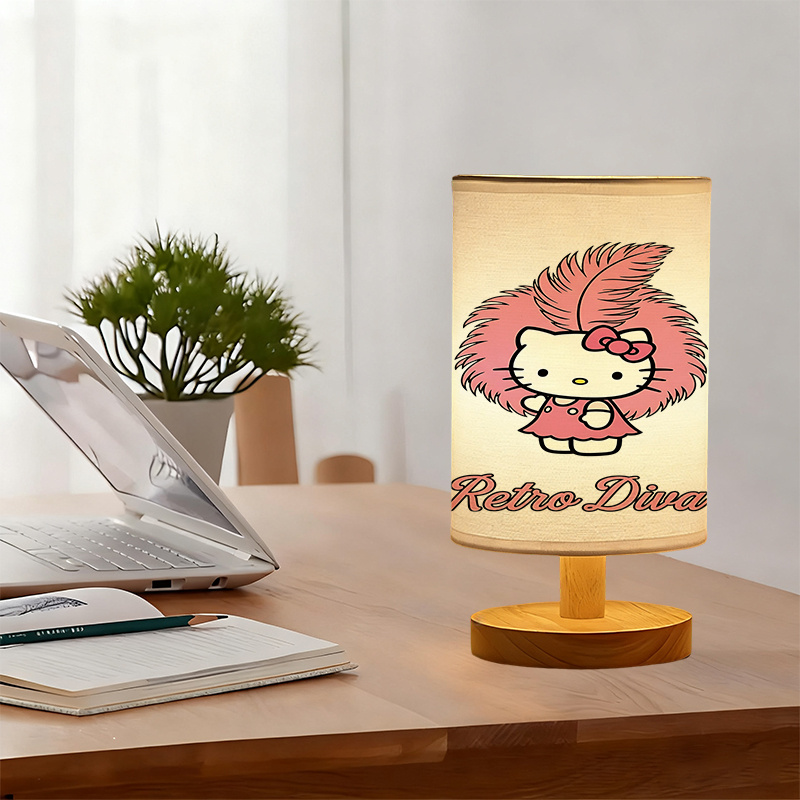 Ditty Retro Gaming Lamp USB Powered Bedside Table Light with Vintage Ditty Face