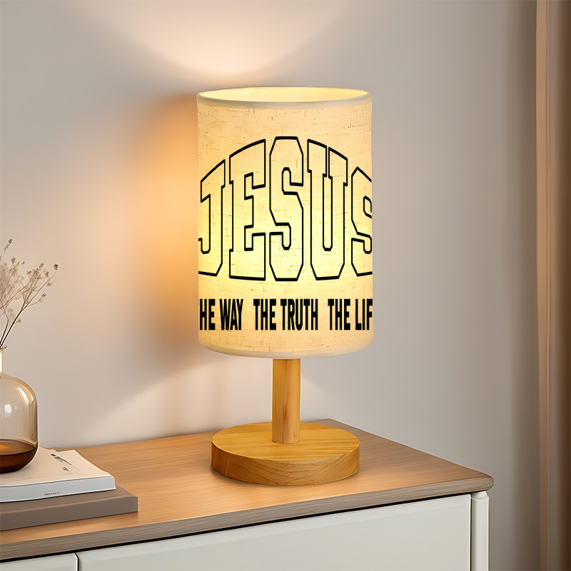 A Modern USB-powered Linen Lamp with a Unique Design and Exquisite Pattern