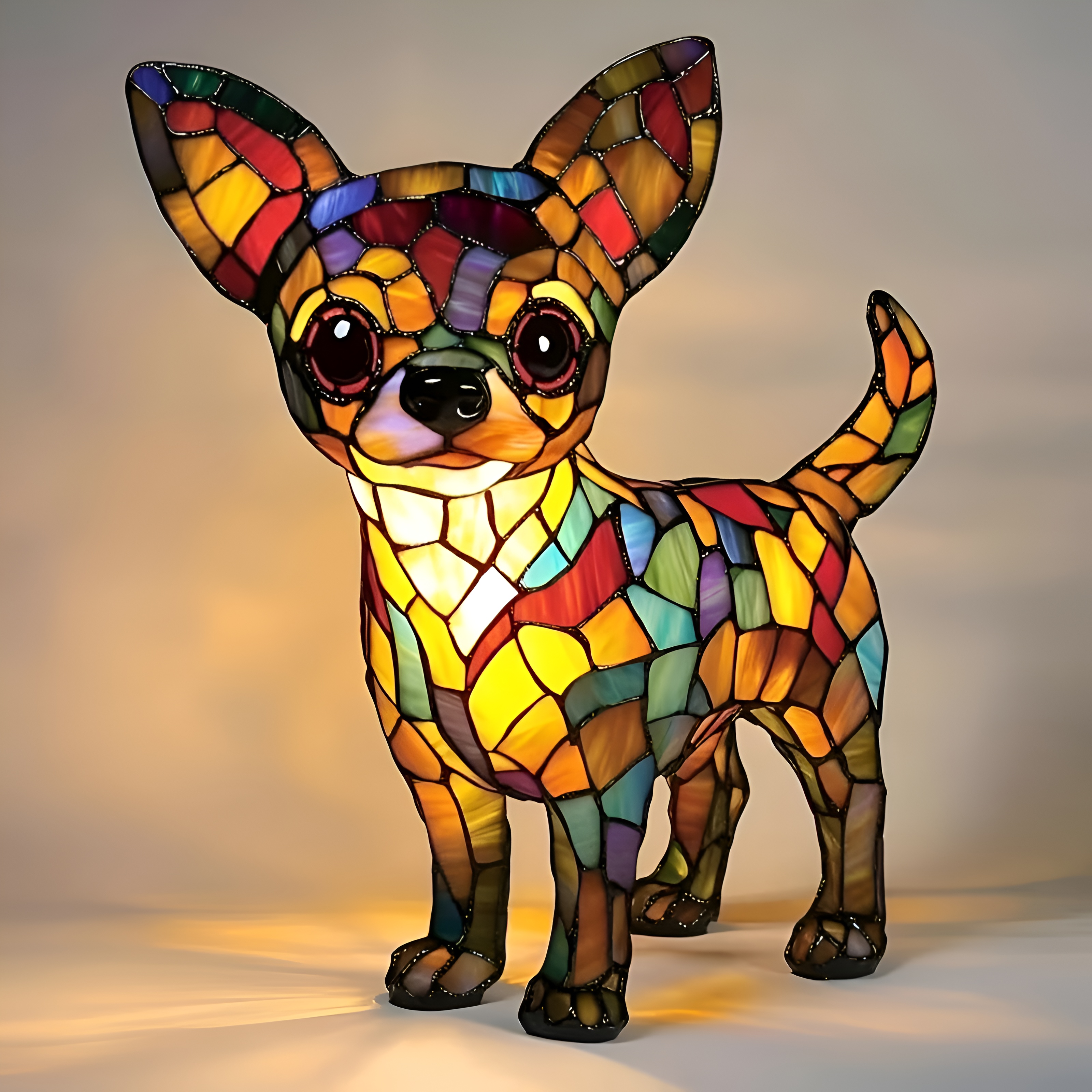 Chihuahua USB LED Table Lamp Decor
