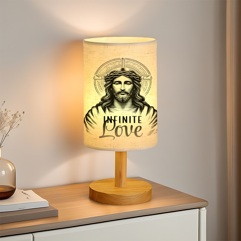 USB-powered Linen Lamp Ambiance in the Room