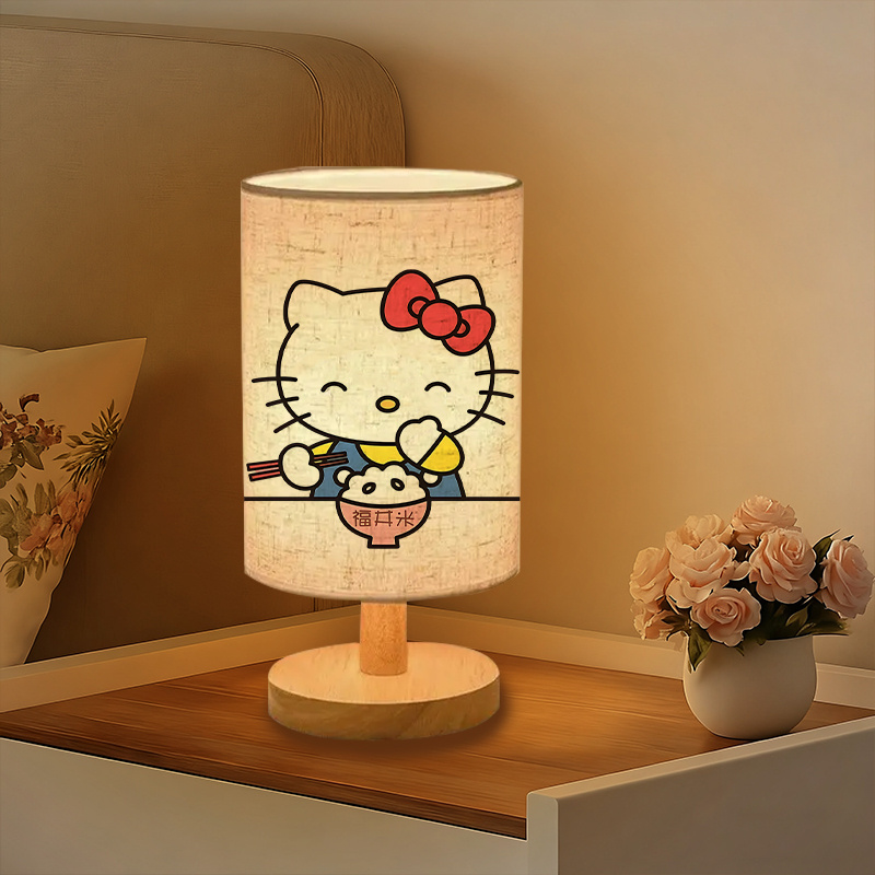 A Modern Sanrio USB Powered Linen Lamp