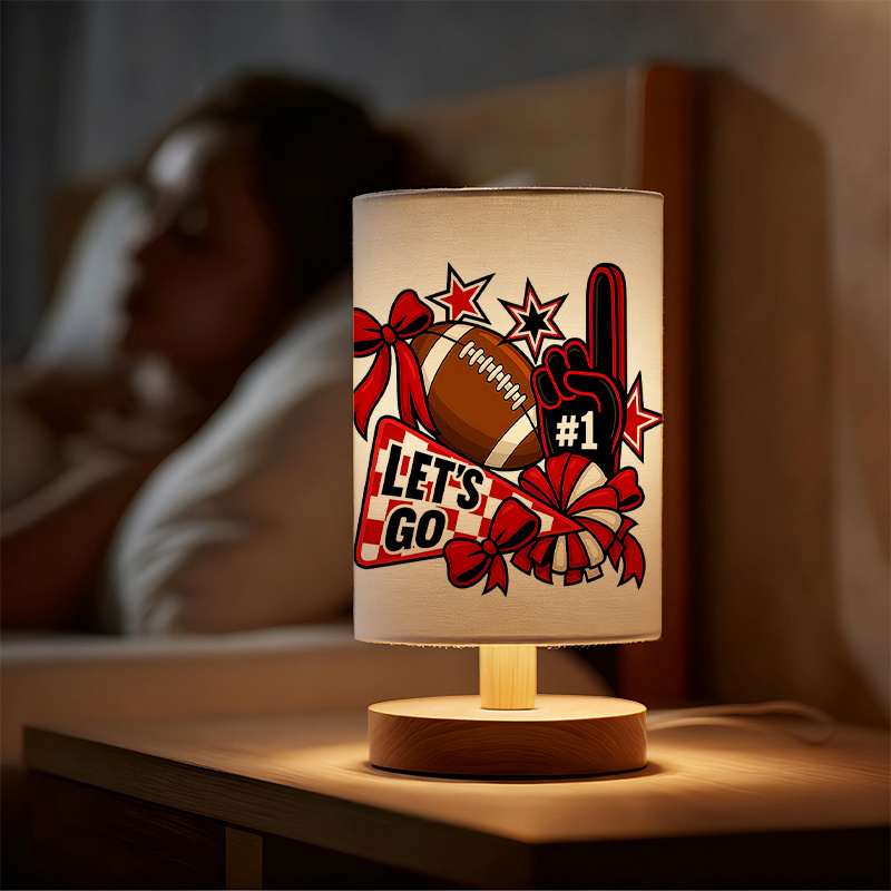 Lets Go USB Powered Linen Table Lamp