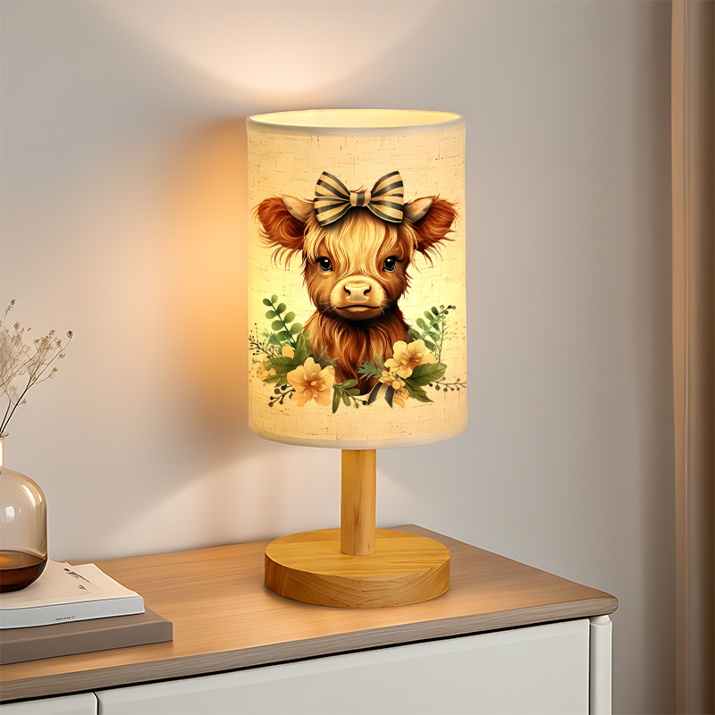 USB Powered Linen Lamp With A Unique Design And Exquisite Patterns