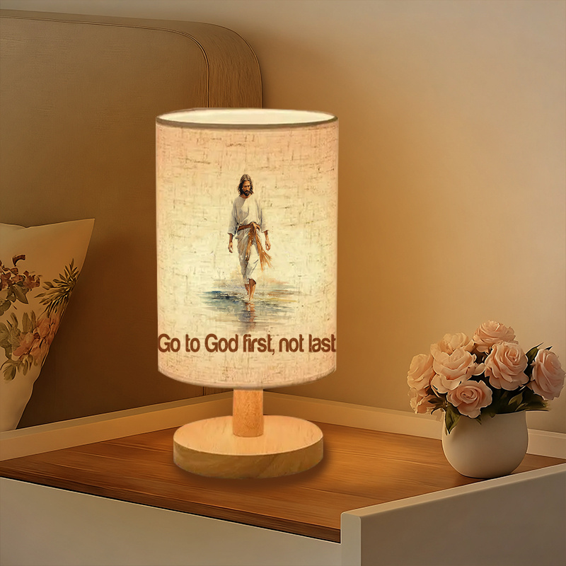 Modern USB-powered Linen Lamp with a Unique Design