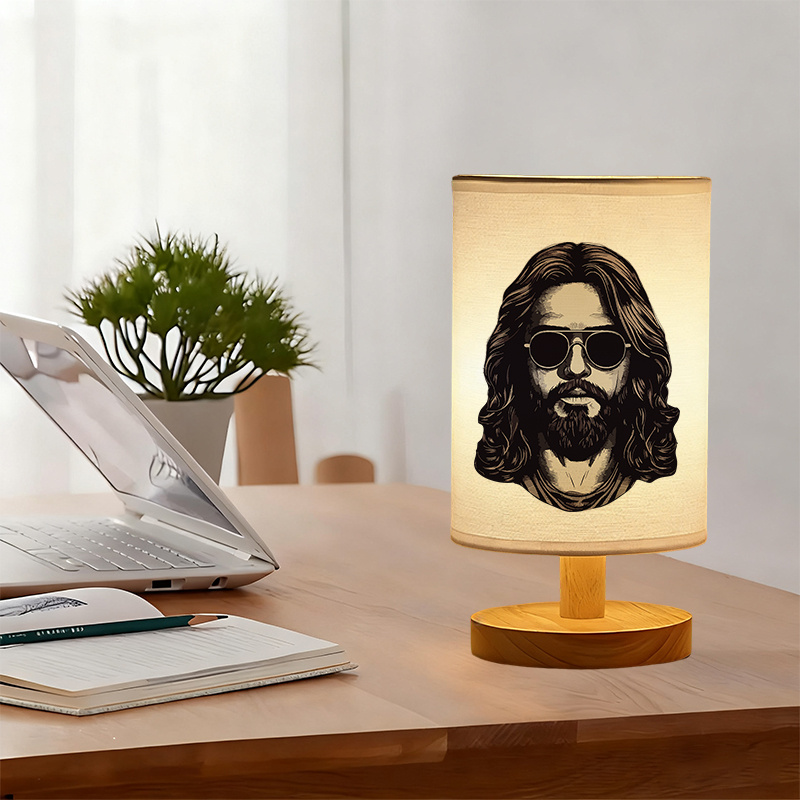 Modern USB-Powered Linen Lamp with Unique Design and Exquisite Pattern