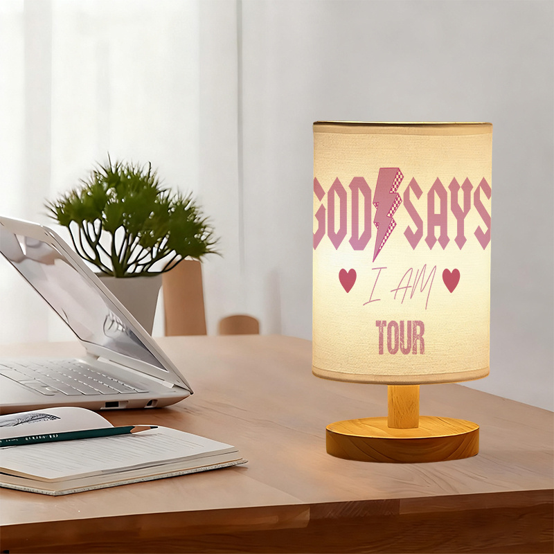 Modern USB-powered Linen Lamp with a Unique Design and Exquisite Patterns