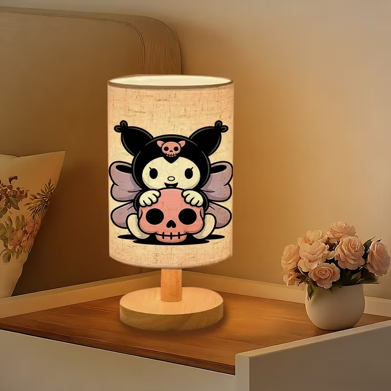 Kuromi Themed USB Powered Bedside Lamp
