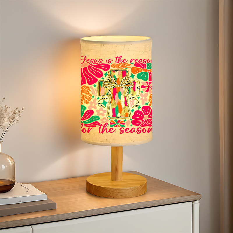 A Modern USB powered Linen Lamp with a Unique Design and Exquisite Patterns