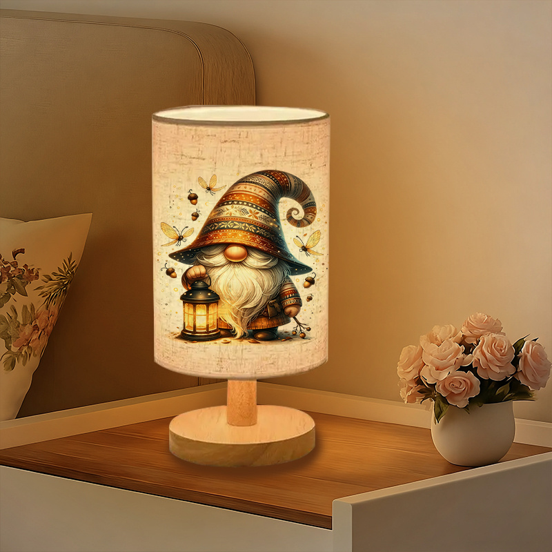 USB Powered Linen Lamp With A Unique Design And Exquisite Patterns
