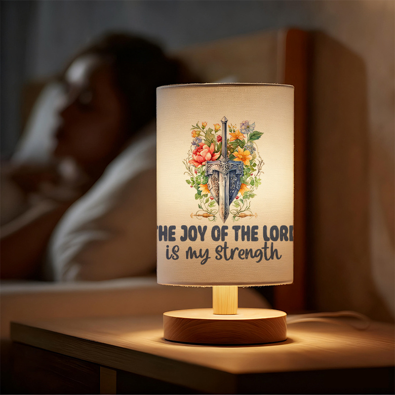 A Modern USB powered Linen Lamp with a Unique Design and Exquisite Patterns
