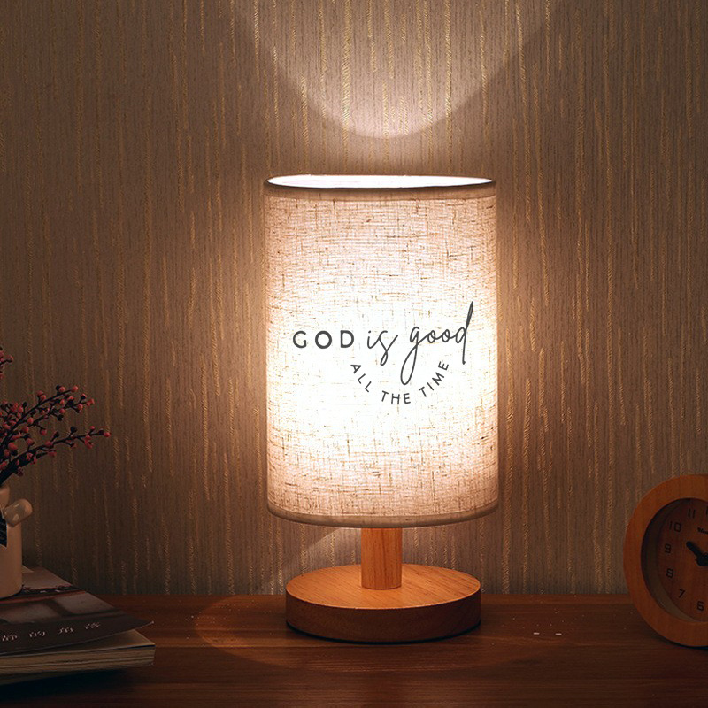 Always Good Printed Cute Atmosphere Bedside Lamp