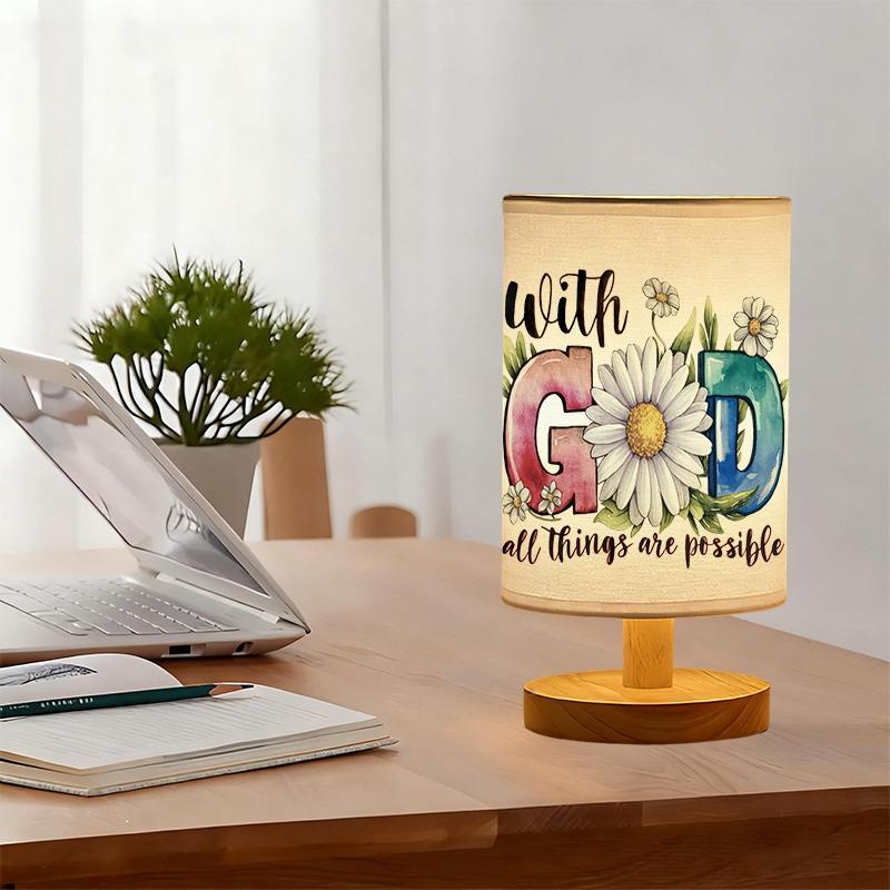 A Modern USB-powered Linen Lamp