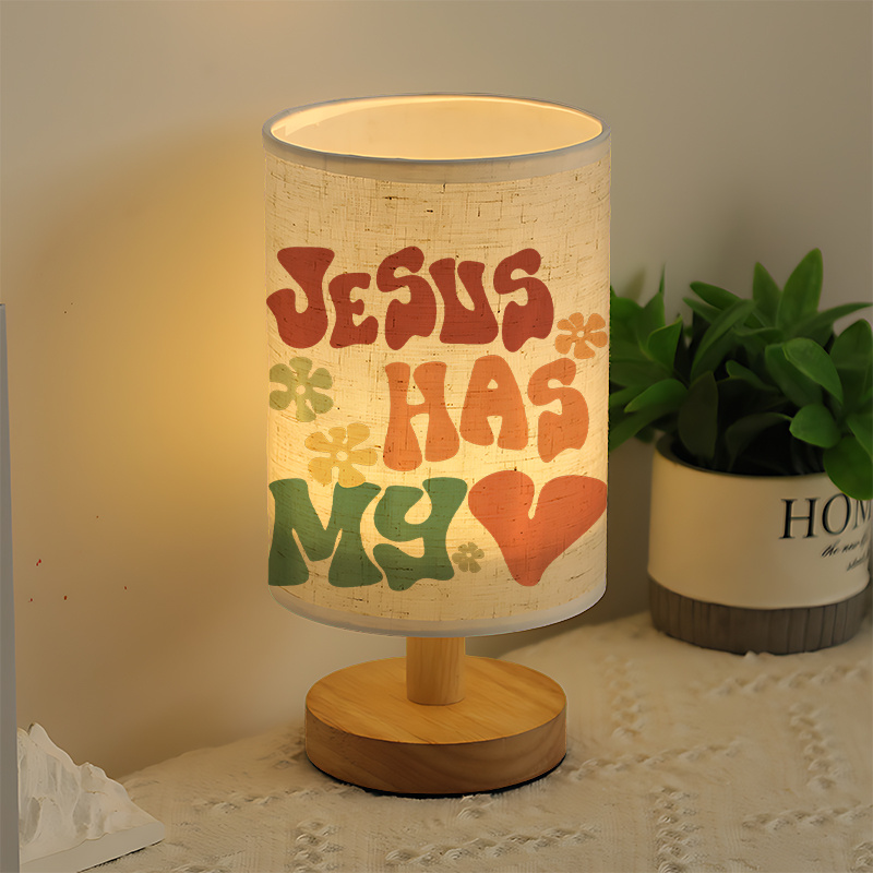 Modern USB powered Linen Lamp with Design and Exquisite Patterns