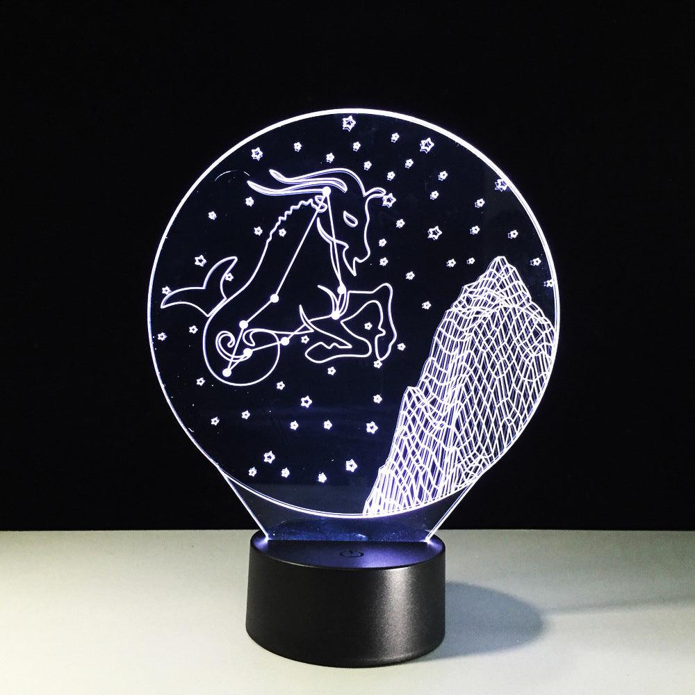 Capricorn Constellation LED Lamp-3D Optical Lamp