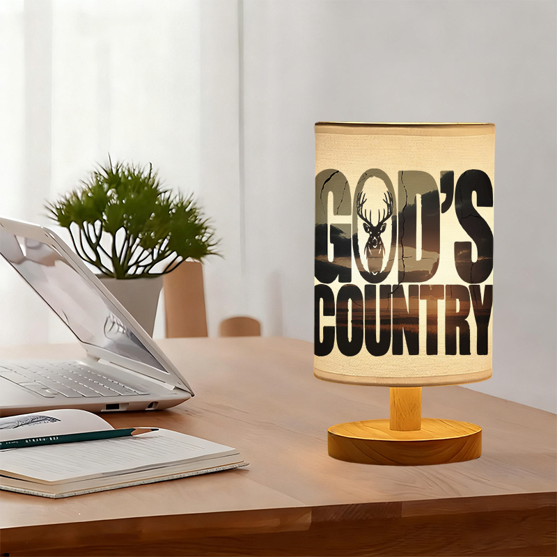 USB-powered Linen Lamp with a Unique Design and