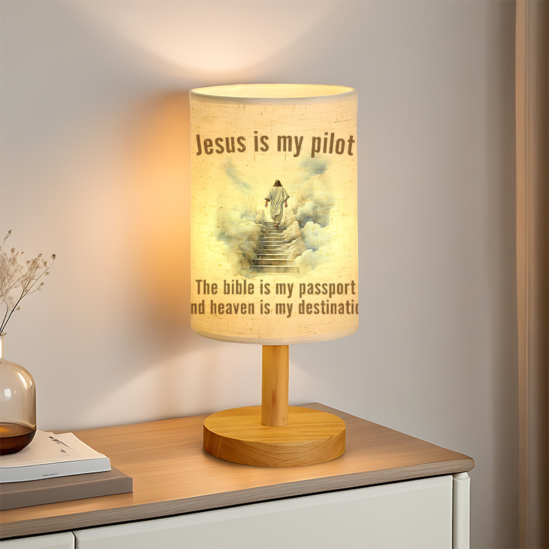 A Modern USB powered Linen Lamp with a Unique Design and Exquisite Patterns