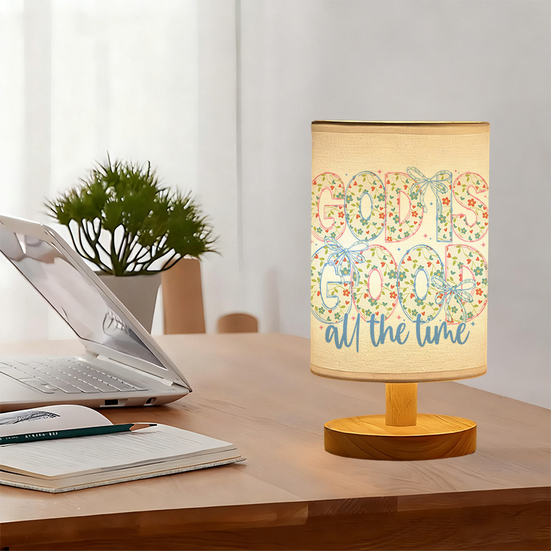 USB-powered Linen Lamp Making It an Excellent Gift 