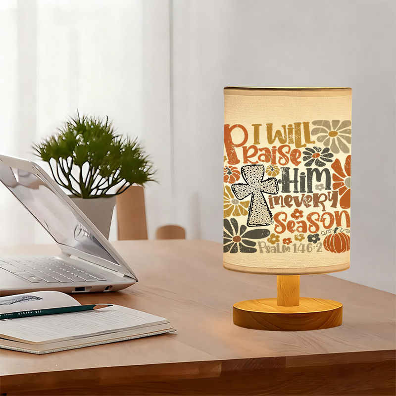 Modern USB-powered Linen Lamp with a Unique Design20