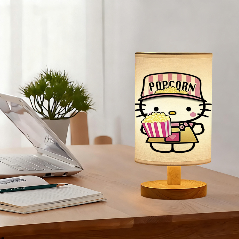 A modern USB powered linen lamp with a creative design and patterns