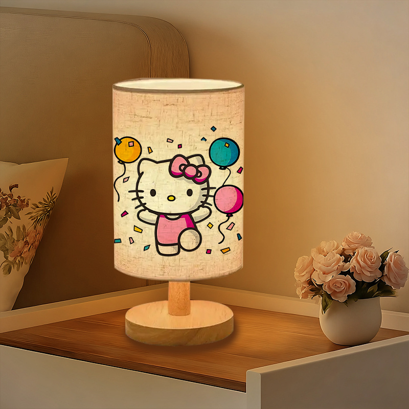 A modern USB powered linen lamp with creative design and patterns
