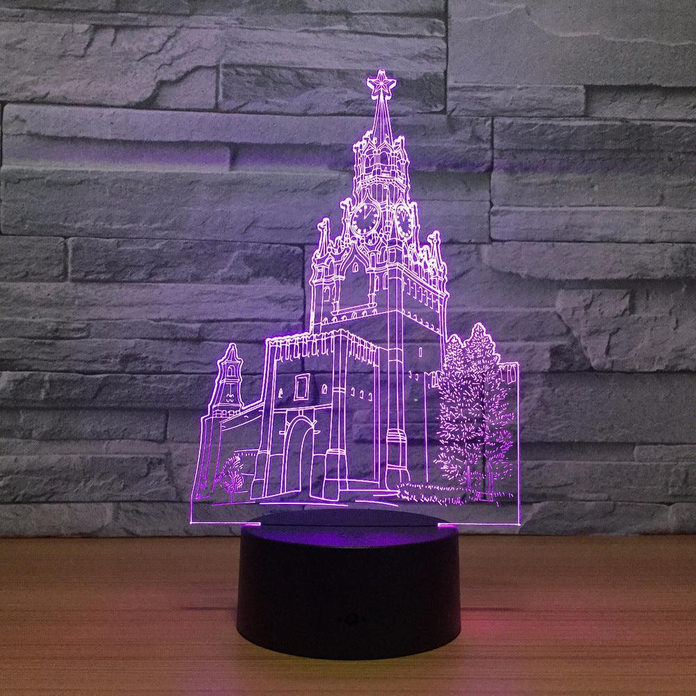 Church 3D Optical Illusion Lamp - 3D Optical Lamp