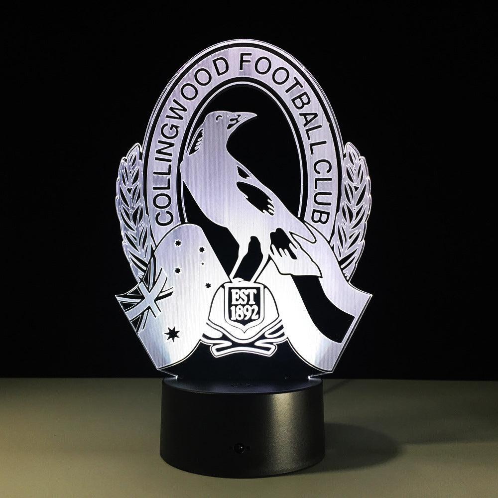 Collingwood Football 3D Optical Illusion Lamp-3D Optical Lamp