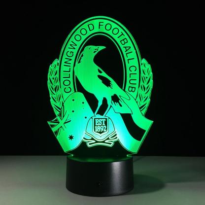 Collingwood Football 3D Optical Illusion Lamp-3D Optical Lamp