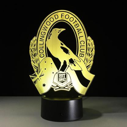 Collingwood Football 3D Optical Illusion Lamp-3D Optical Lamp