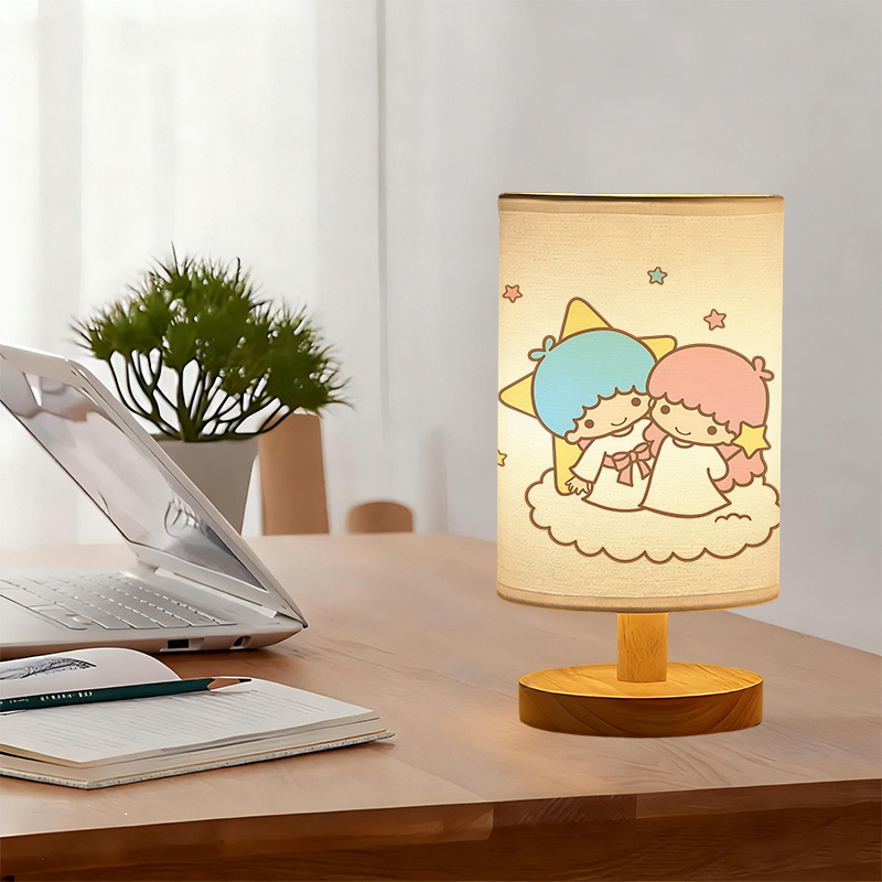 Sanrio USB-powered linen lamp creating ambiance