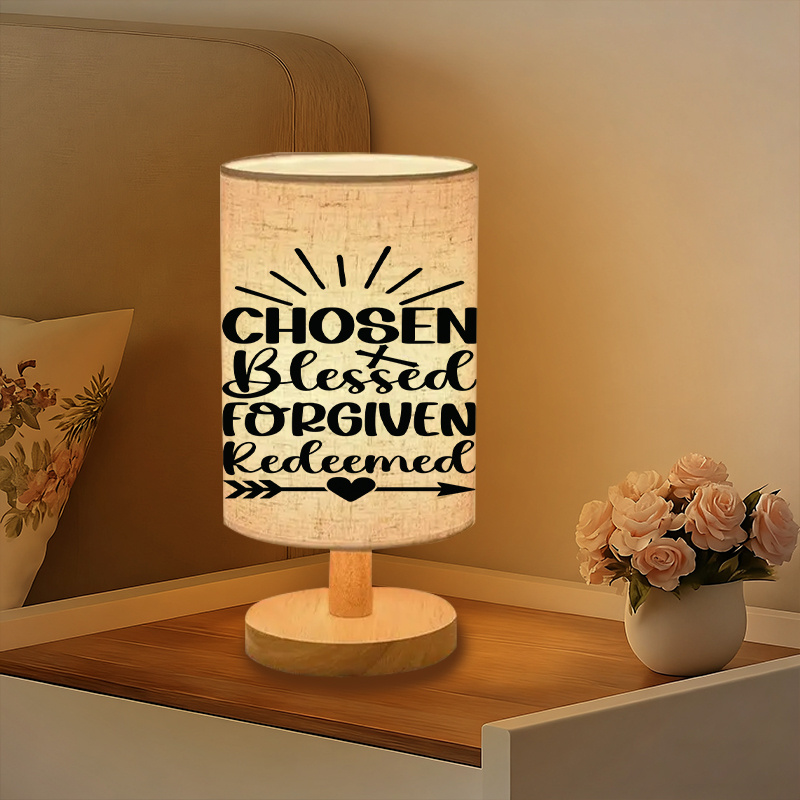Modern USB powered Linen Lamp with a Unique Design and Exquisite Patterns