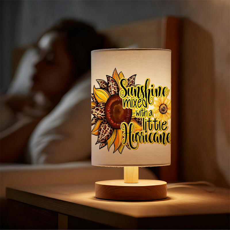 A Modern USB Powered Linen Lamp