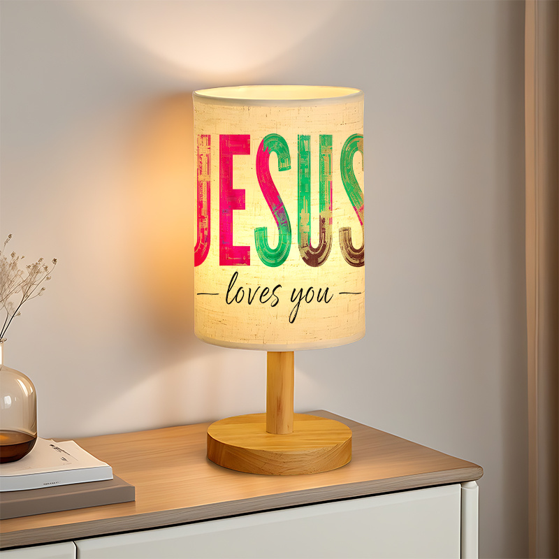 Modern USB-powered Linen Lamp with a Unique Design and Exquisite Pattern