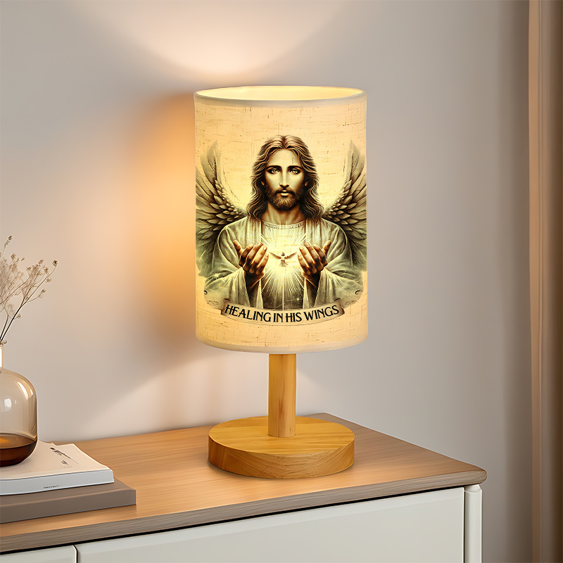 Modern USB-powered Linen Lamp with a Unique Design23