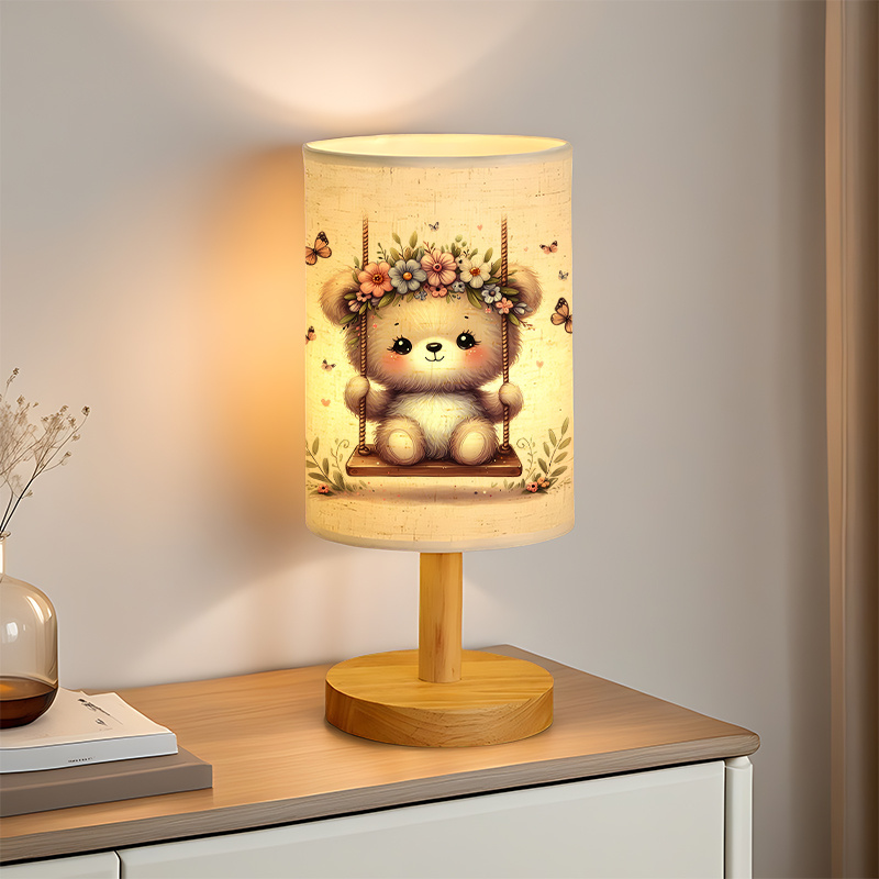 A Modern USB-powered Linen Lamp