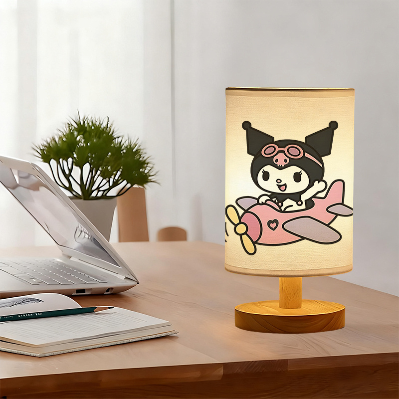 A modern Sanrio USB-powered linen lamp with a creative design