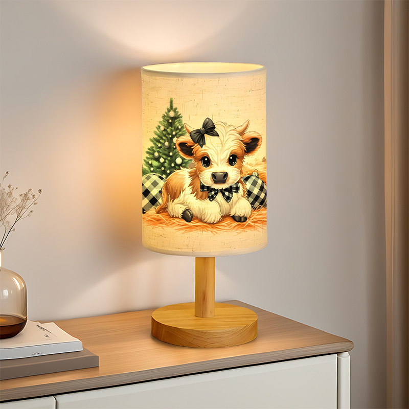 Modern USB-Powered Linen Lamp with Unique Design Ideal Gift for Family 